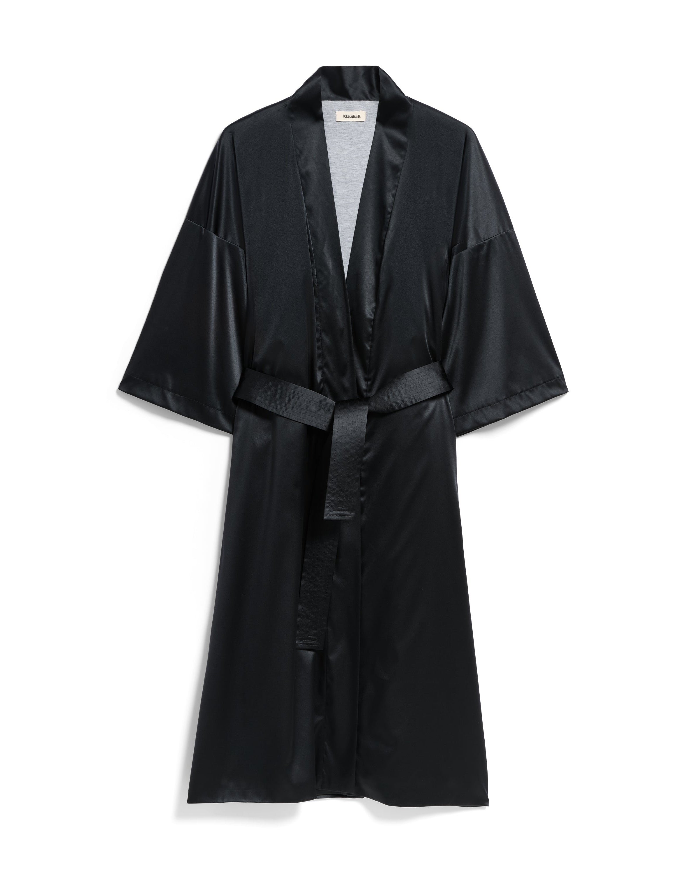 MADONNA Satin-Kimono mit Jersey-Futter
