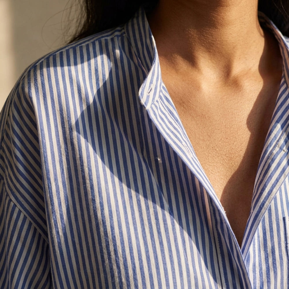 Oversized Top aus Baumwolle