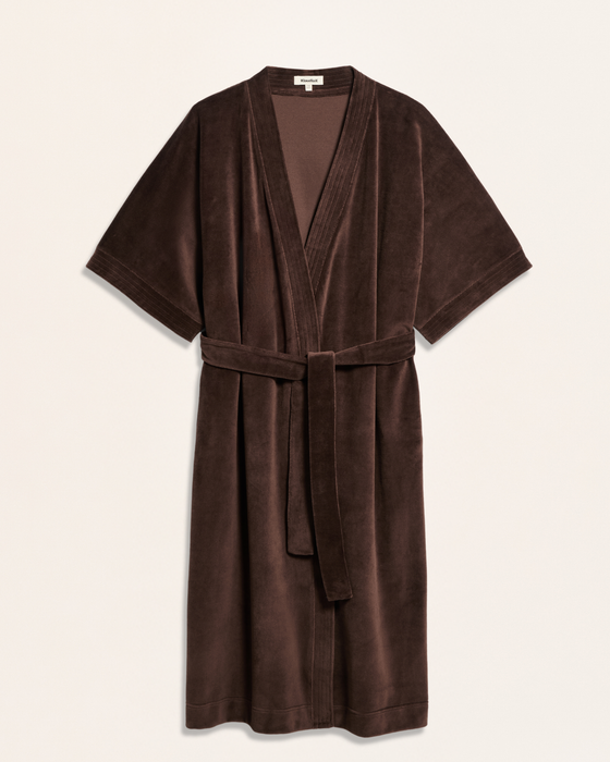 Kimono aus Baumwolle-Velours