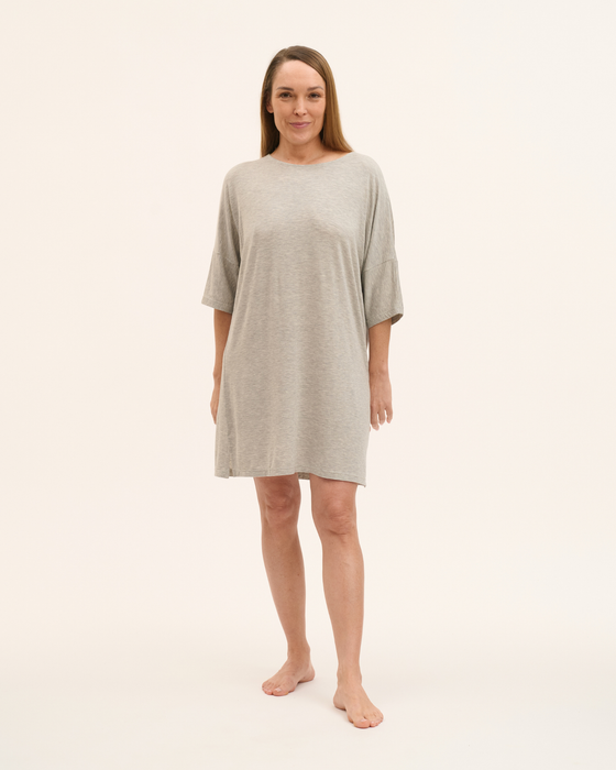 Sleepshirt mit 3/4 Arm aus Mikromodal