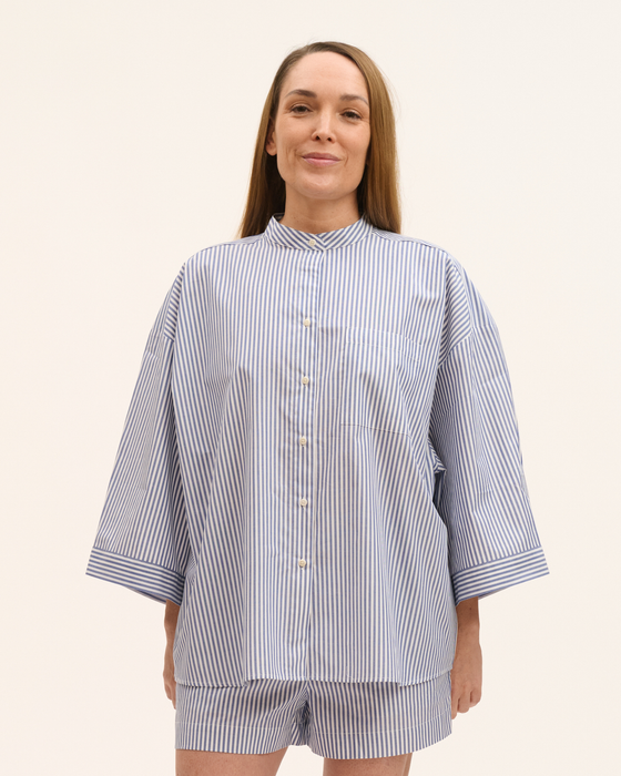 Pyjama-Top aus Baumwolle