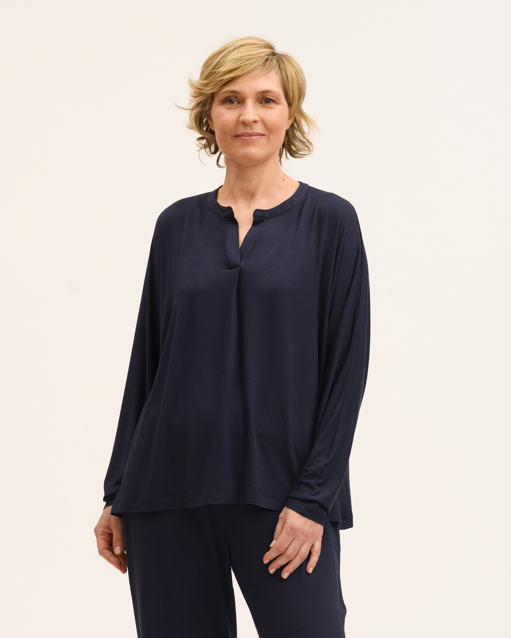 Pyjama-Top aus Ecovero - Klaudia K