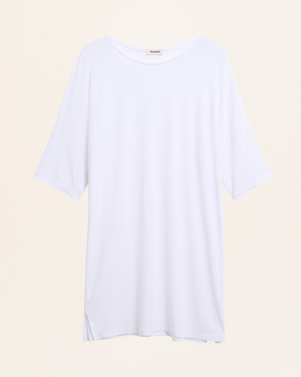 Sleepshirt mit 3/4 Arm aus Mikromodal - Klaudia K