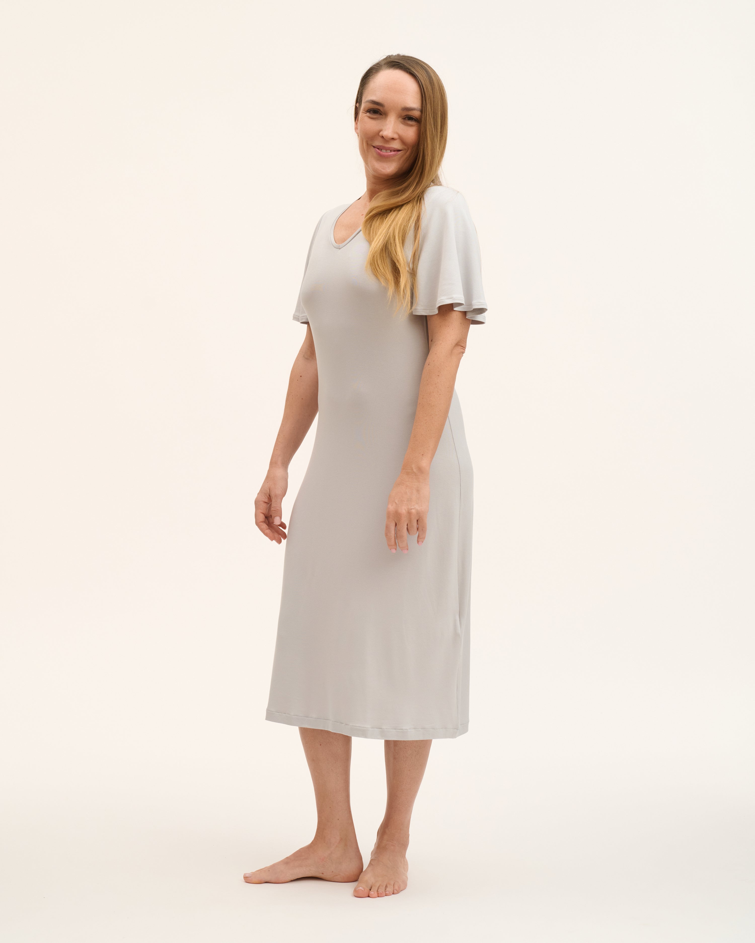 SUSAN EcoVero Nachthemd Kurzarm