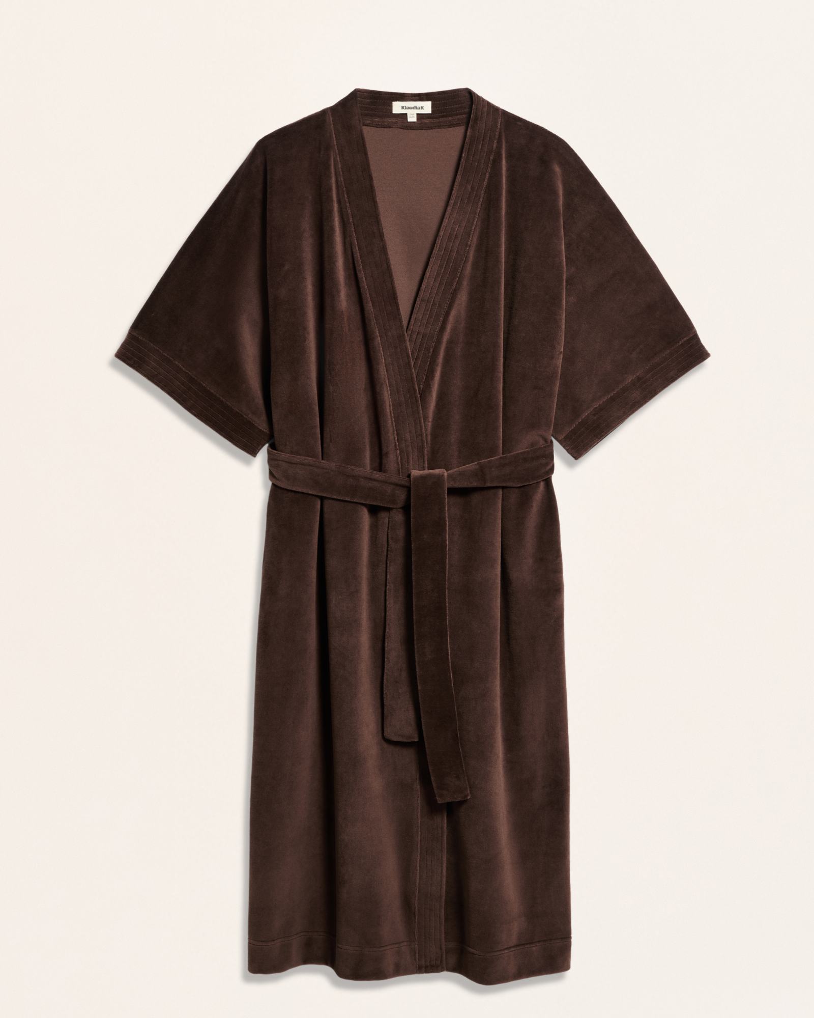 Kimono aus Baumwolle-Velours
