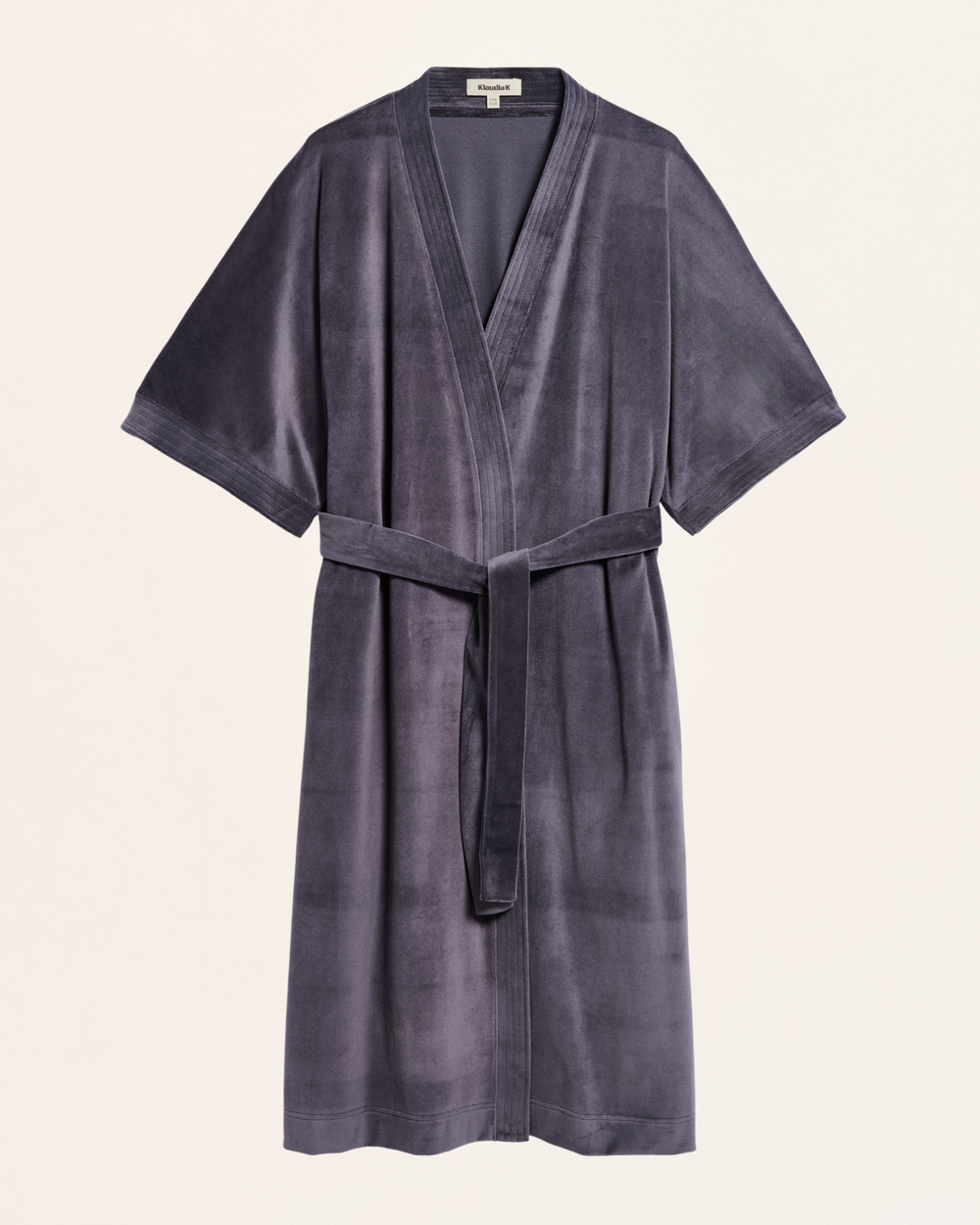 Kimono aus Baumwolle-Velours