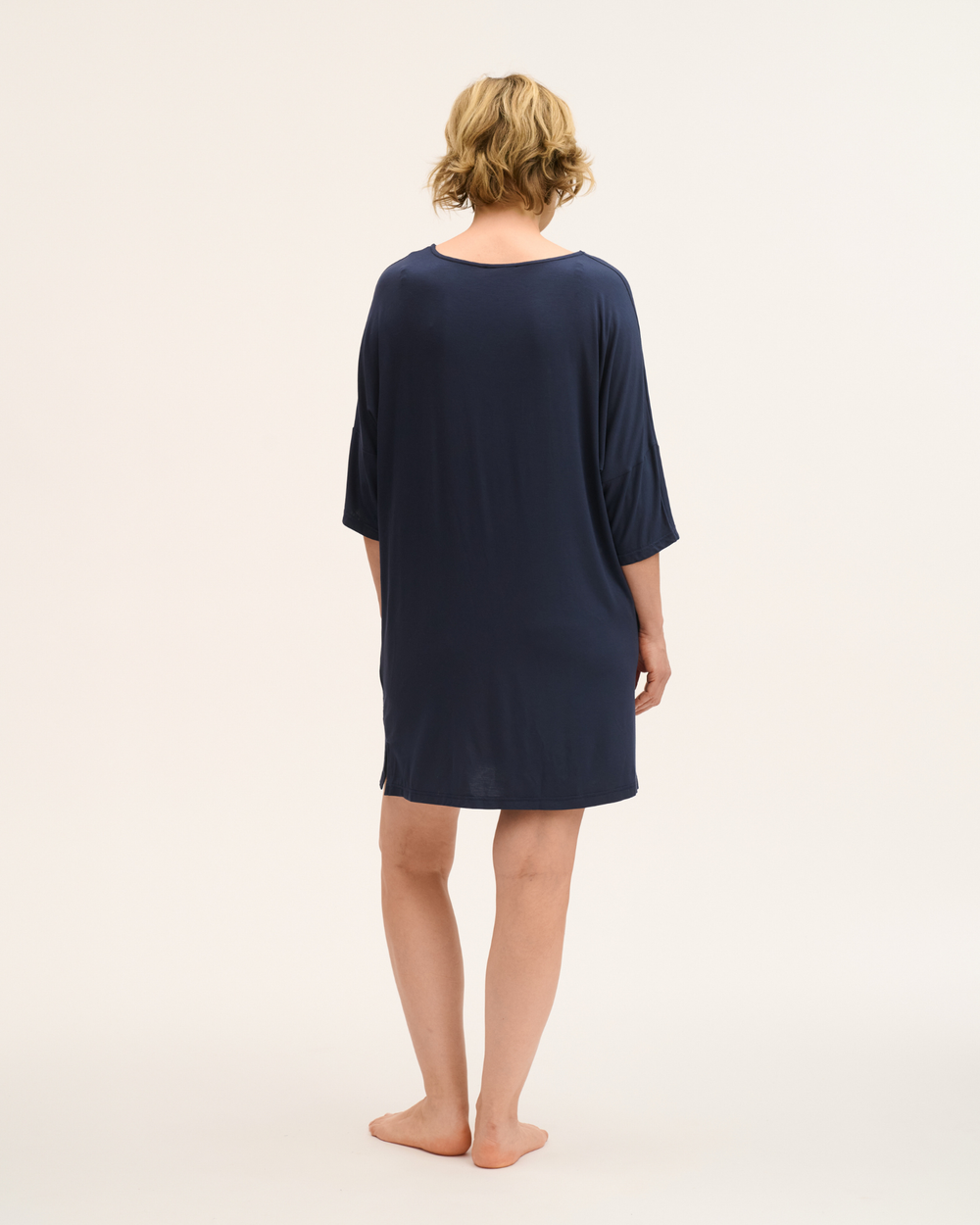 Sleepshirt mit 3/4 Arm aus Mikromodal