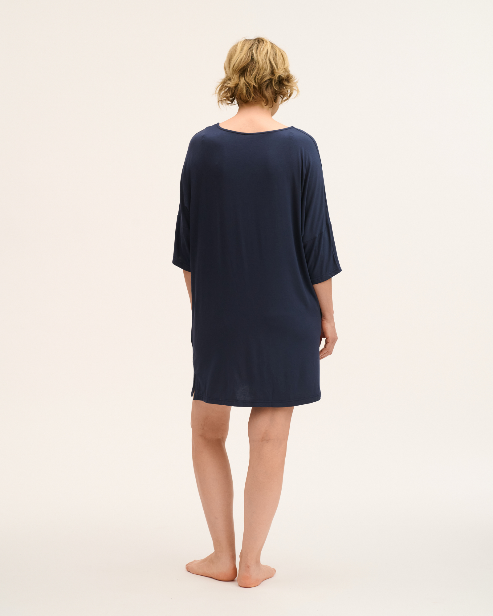 Sleepshirt mit 3/4 Arm aus Mikromodal