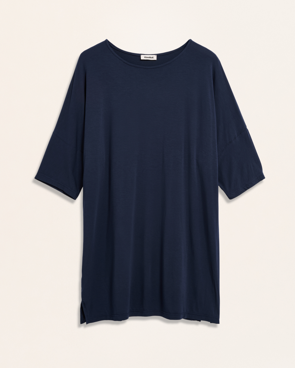Sleepshirt mit 3/4 Arm aus Mikromodal - Klaudia K