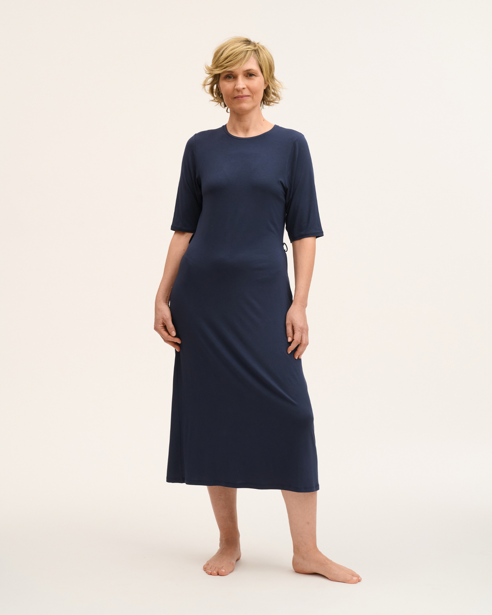 Nachthemd mit 3/4 Arm aus Mikromodal - Klaudia K