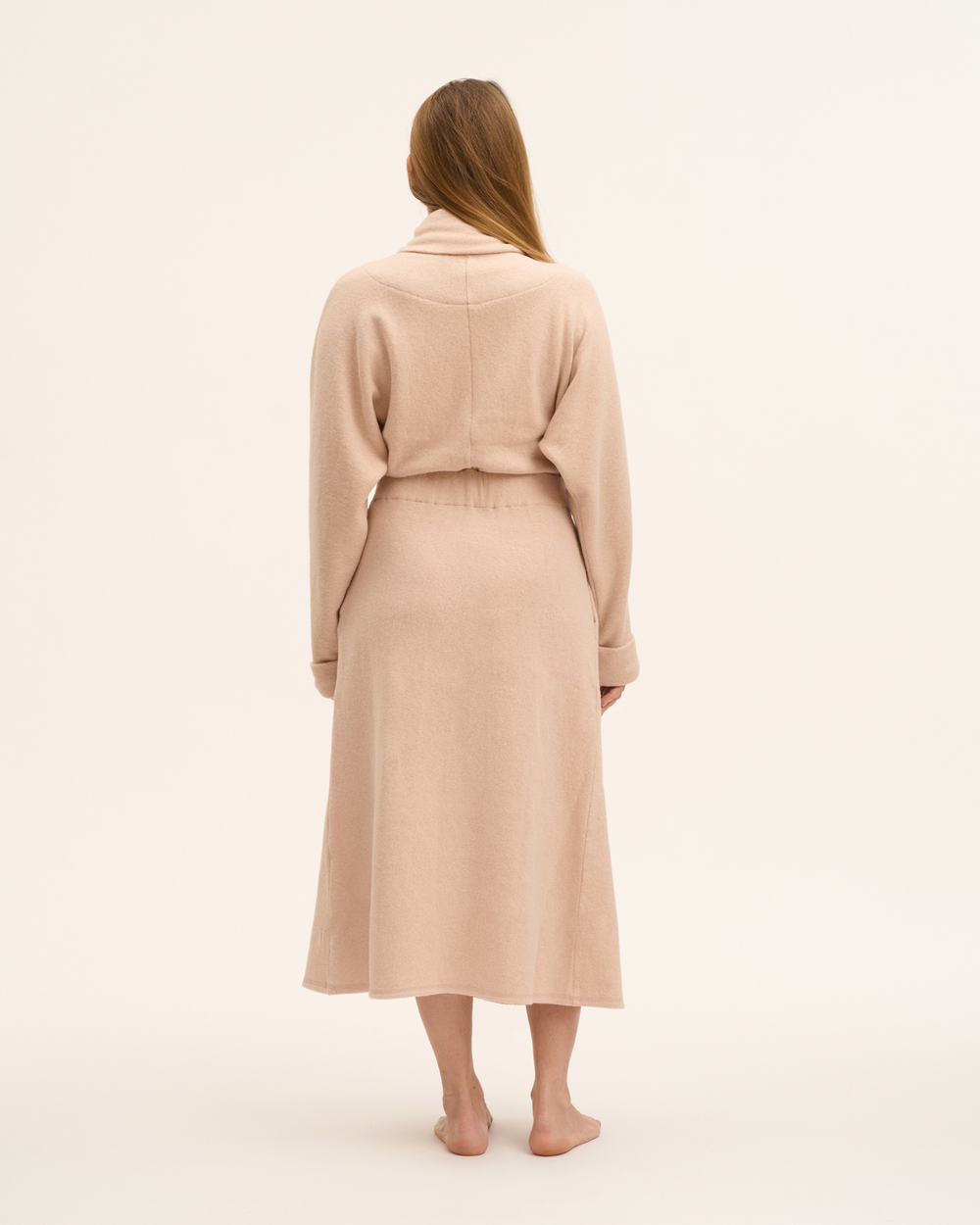 Morgenmantel aus Baumwoll-Softknit