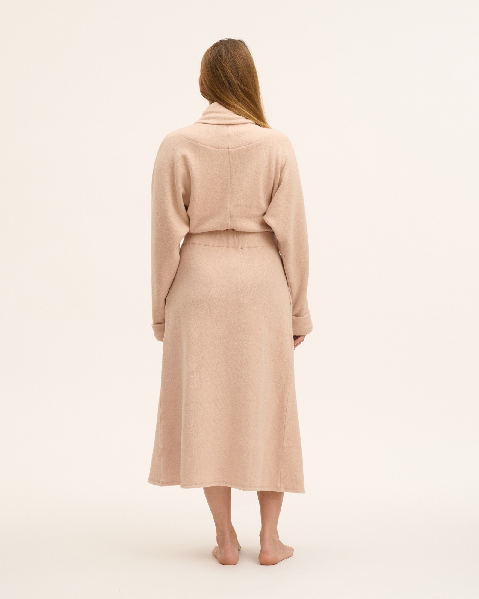 Morgenmantel aus Baumwoll-Softknit