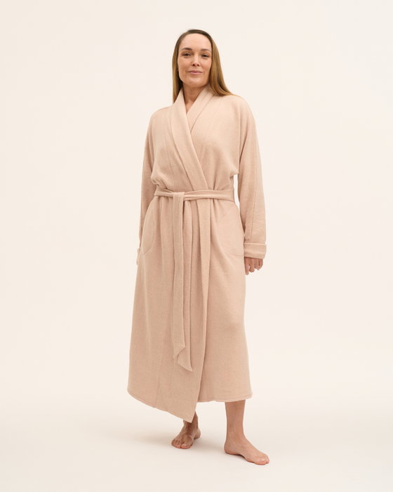 Morgenmantel aus Baumwoll-Softknit