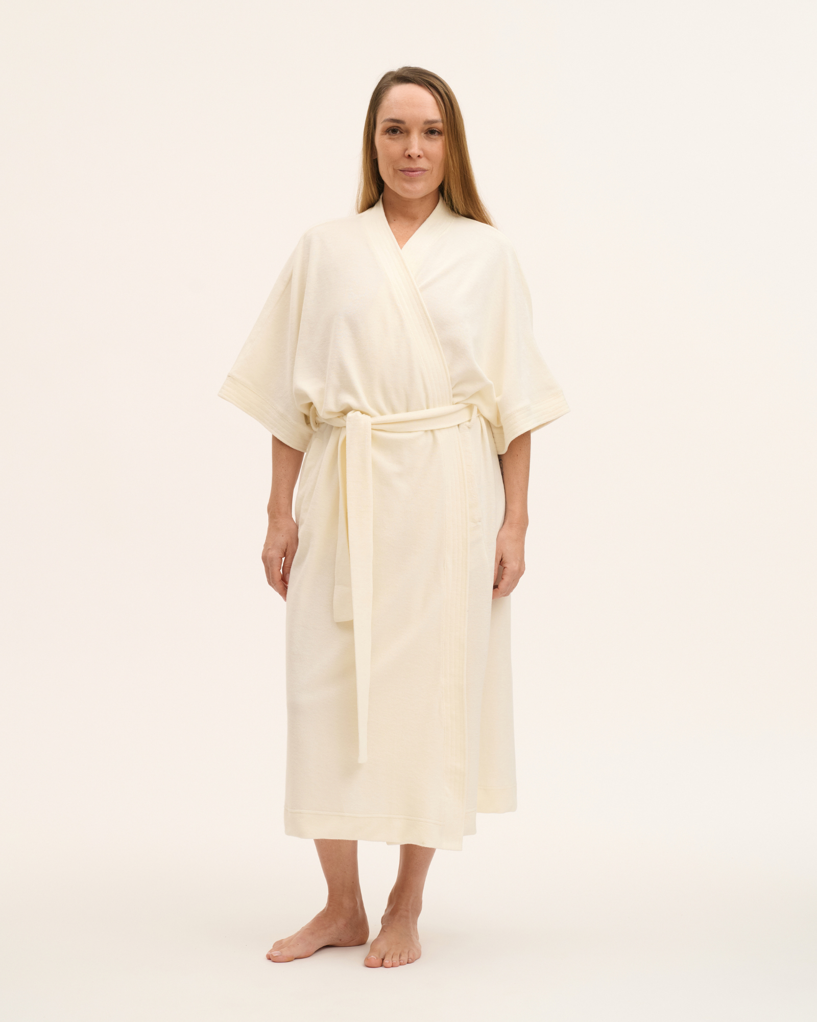 Kimono aus Baumwoll-Frottee